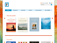 Tablet Screenshot of editionsfides.com
